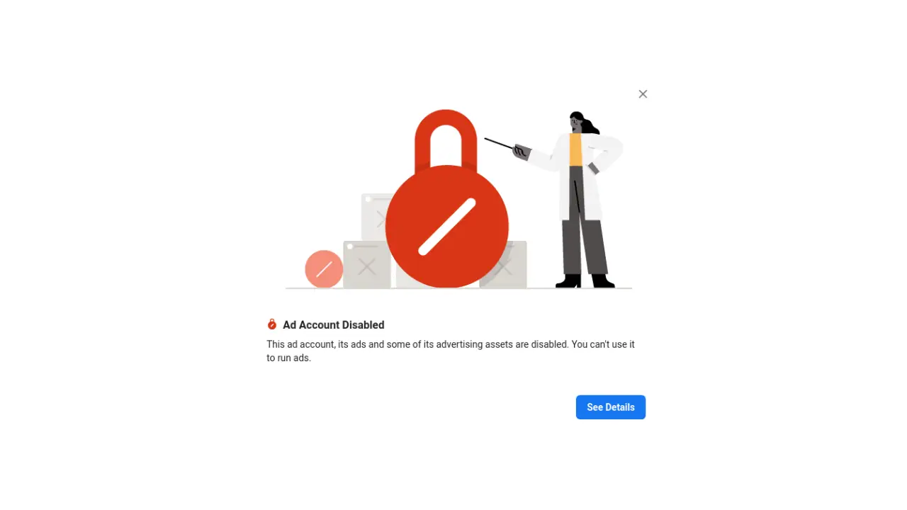 Compte Meta Ads bloqué Tunisie - Solution iBrand Tunisia